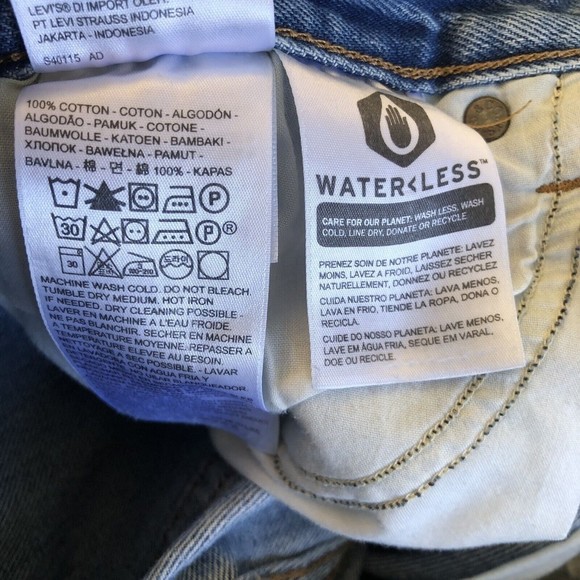 Levi’s Premium Wedgie Icon Fit Ankle Rigid Jeans in Shut Up Wash Size 27 - Picture 13 of 14